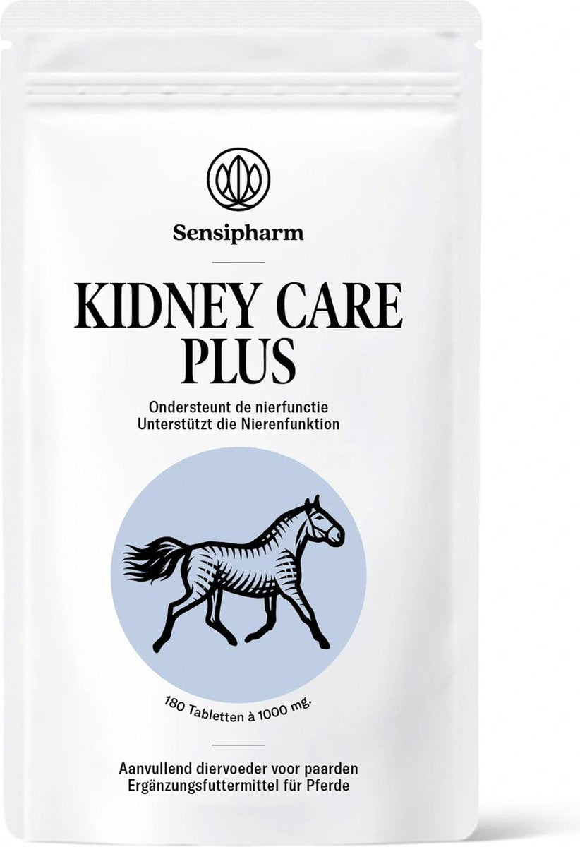 Sensipharm Kidney Care Plus Paard - Nieren Voedingssupplement - 180 Tabletten à 1000 mg