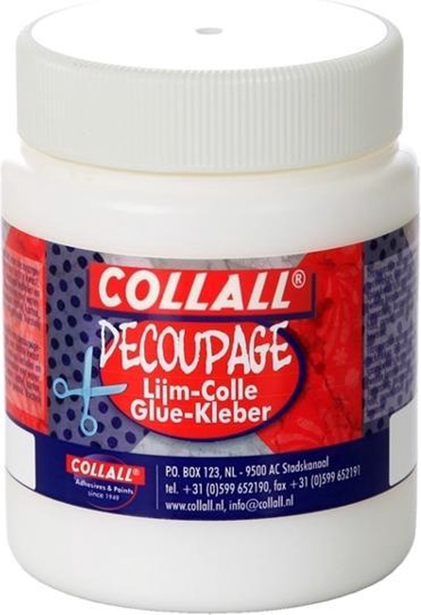 COLVD250 Collall Decoupagelijm in pot 250ml