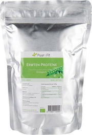 Puur&Fit Erwten proteïne poeder biologisch - 500 gram