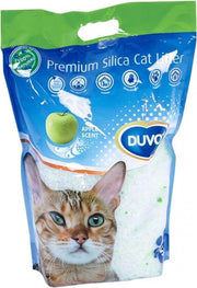 Duvo Silica kattenbakvulling apple 6x5 liter.