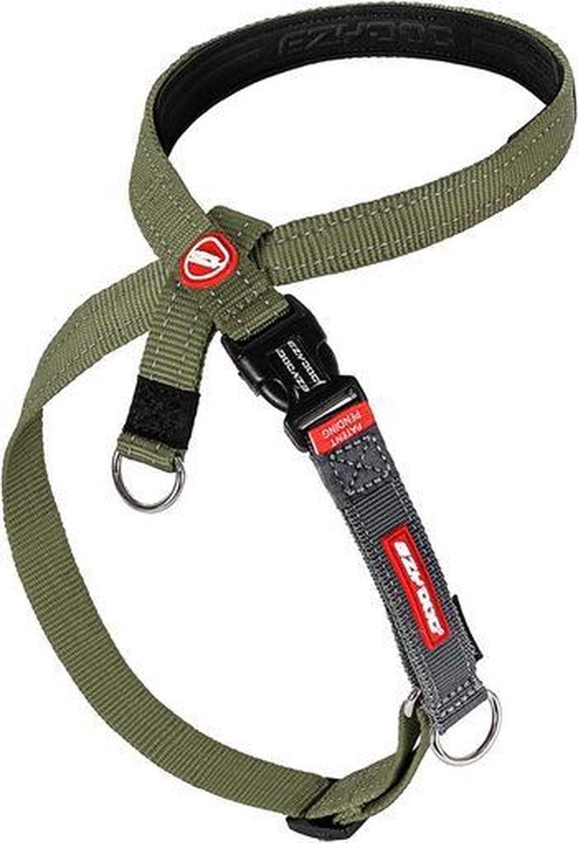 EzyDog Crosscheck - Hondentuig - XL - Khaki groen