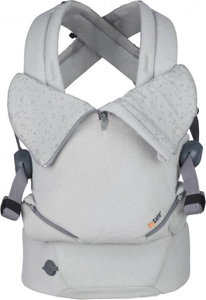 Be Safe Baby Draagzak Haven Stone Premium _ geschikt vanaf geboorte - ergonomische draagzak