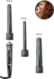 DoDo 3-in-1 Hair Curler – Krultang – 3 opzetstukken 19mm