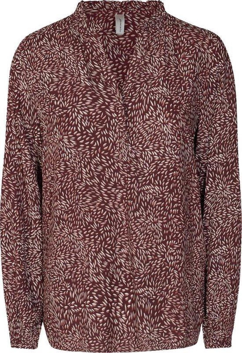 Soyaconcept SC-Melodi 2 blouse grape combi maat L/40