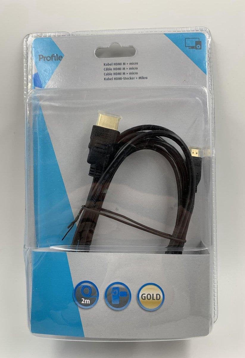 Profile HDMI kabel - HDMI M > mini