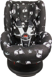 Autostoelhoes 1+ - Interlock - Rugsteun - Shy Panda - Black - Briljant Baby