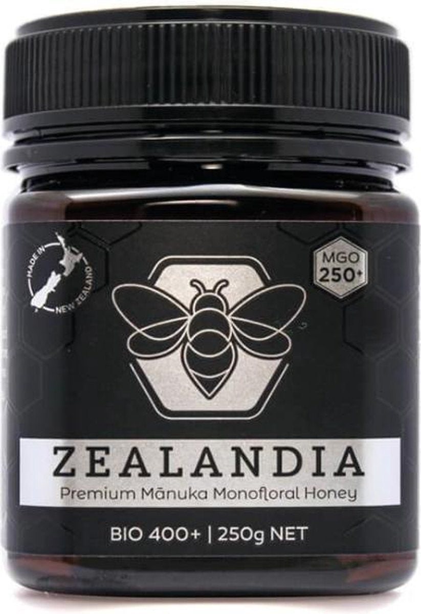 Zealandia premium manuka honing MGO 250+ 250g - Honing vloeibaar - Premium kwaliteit - 100% natuurlijk