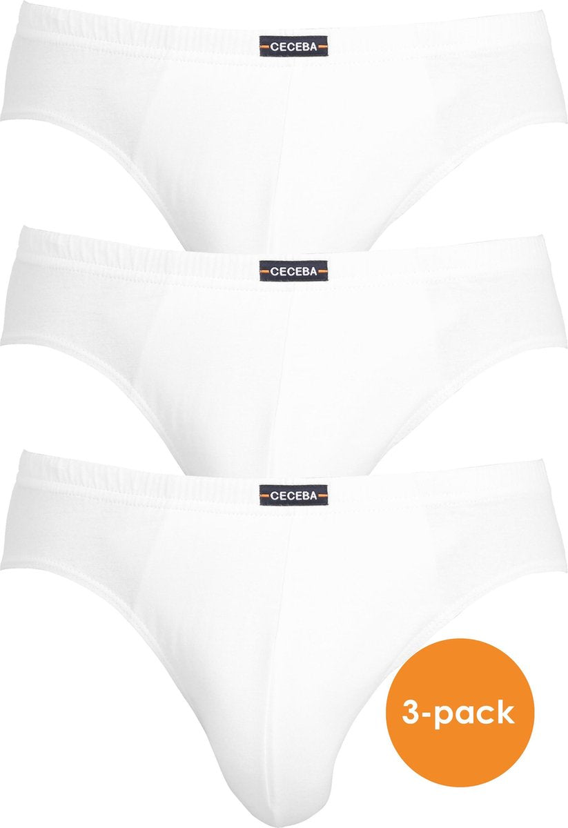 Ceceba heren slips (3-pack) - wit -  Maat: 7XL