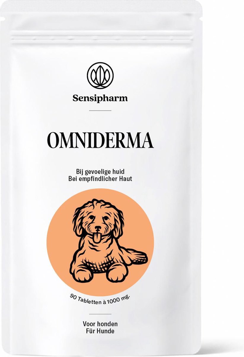 Sensipharm Omniderma Hond - Voedingssupplement voor Huid en Vacht