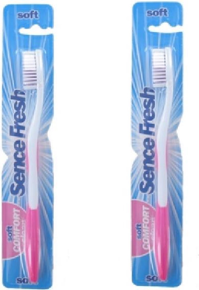 Sencefresh Tandenborstel - Soft Comfort Clean 1 st. In 2 kleuren beschikbaar