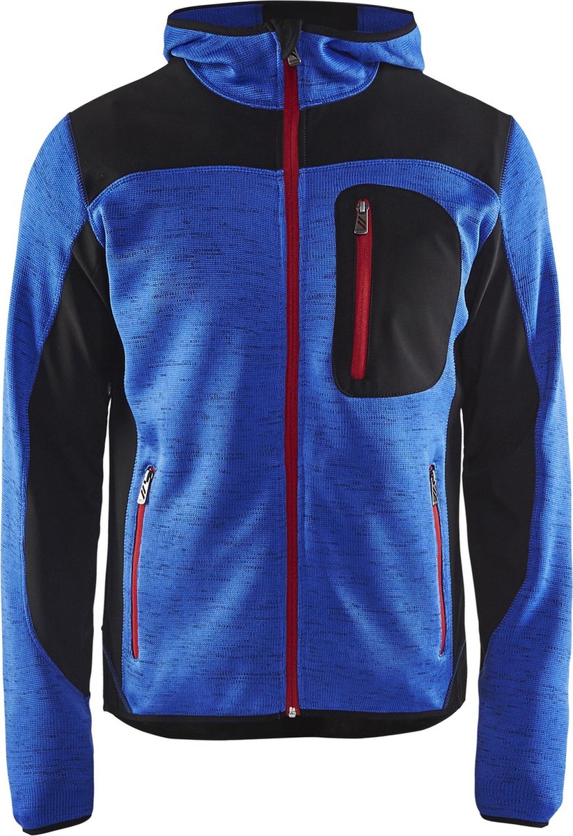 Blaklader 4930 2117 Gebreid Vest Korenblauw/ZwartXS
