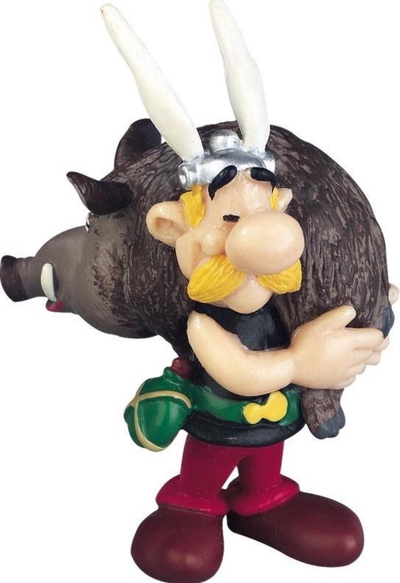 Asterix figuur Asterix met everzwijn