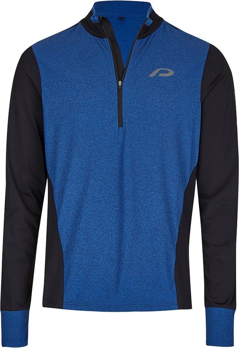 Protective Fietsshirt P-math Heren Polyamide Blauw/zwart Mt L