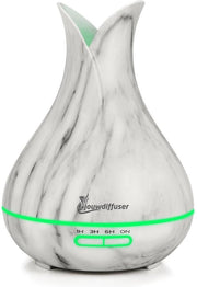 Jouwdiffuser Aroma Diffuser Marmer - Inclusief 2x Etherische Olie - Met Afstandsbediening - Aroma Therapie