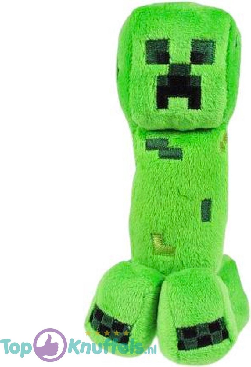 Minecraft Creeper Pluche Knuffel 22 cm | Mine-craft Peluche Plush Toy | Knuffeldier Knuffelpop voor kinderen jongens meisjes | Minecraft