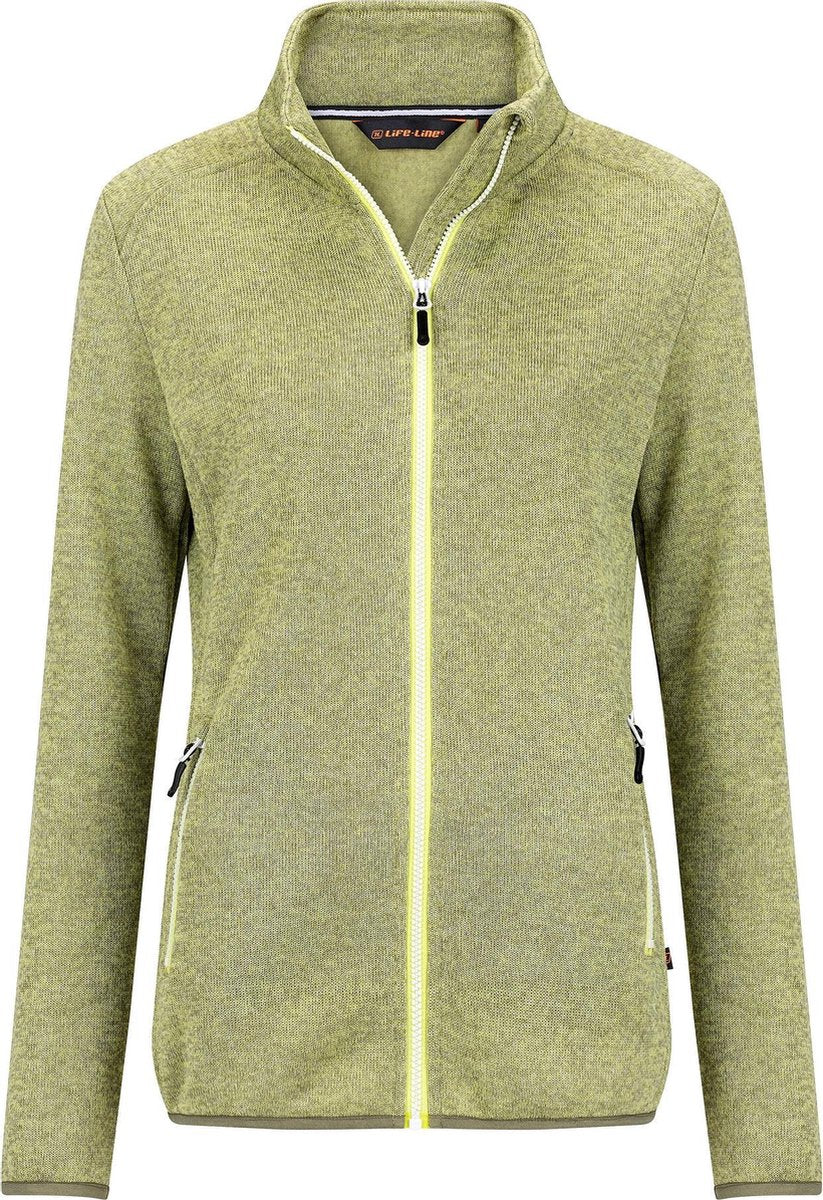 Damar Dames Fleece Vest - Lime Melange