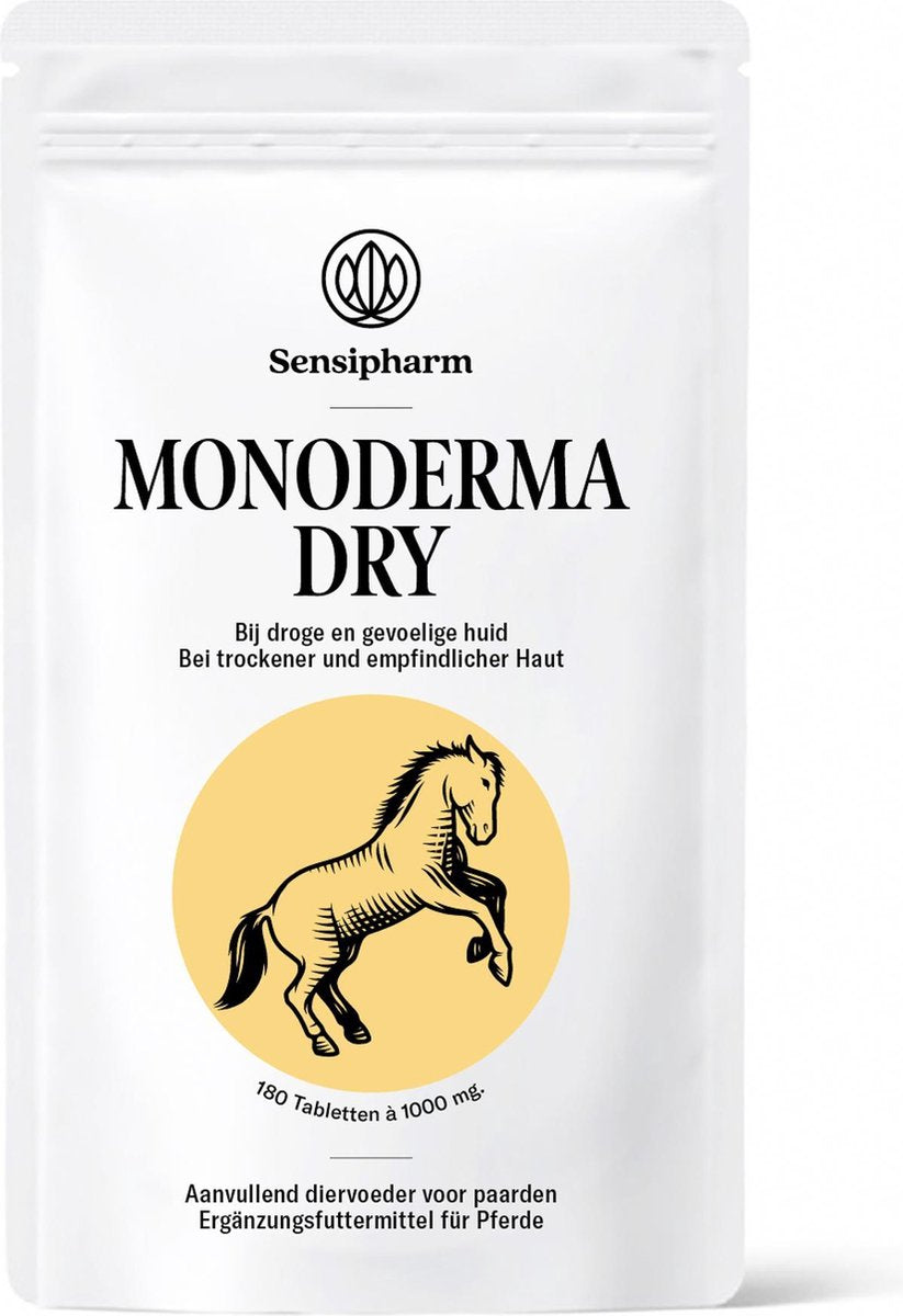 Sensipharm Monoderma Dry Paard - Voedingssupplement voor Huid en Vacht