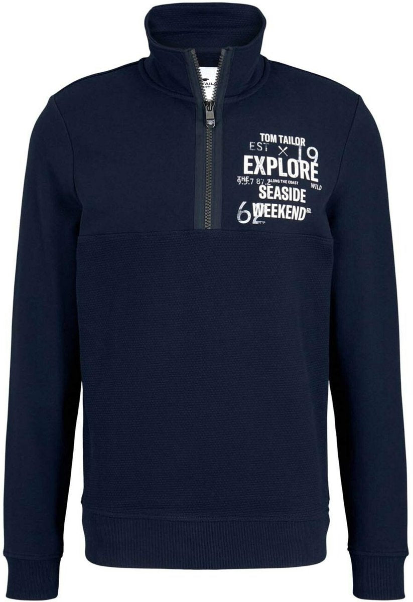 Tom Tailor sweatshirt Wit-M