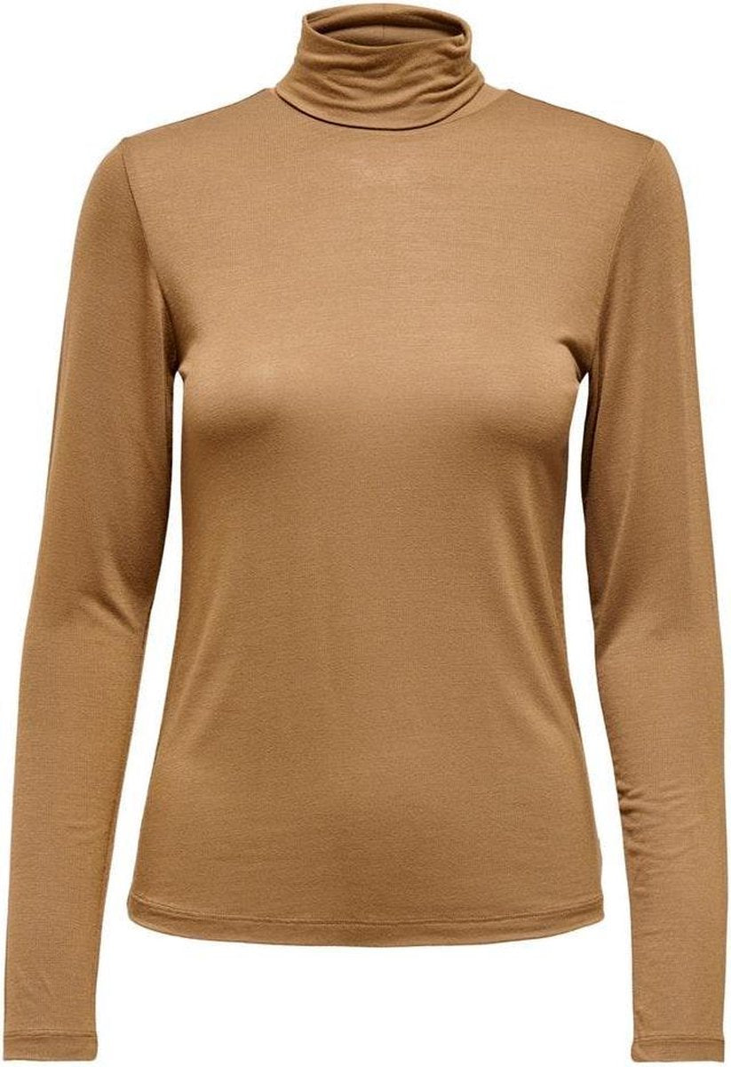 Onllela Life L/s Rollneck Top Noos 15212528 Toasted Coconut
