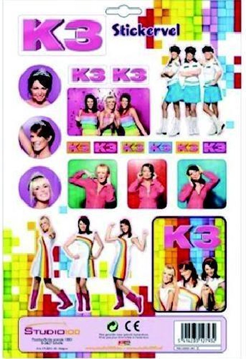 K3 Stickervel