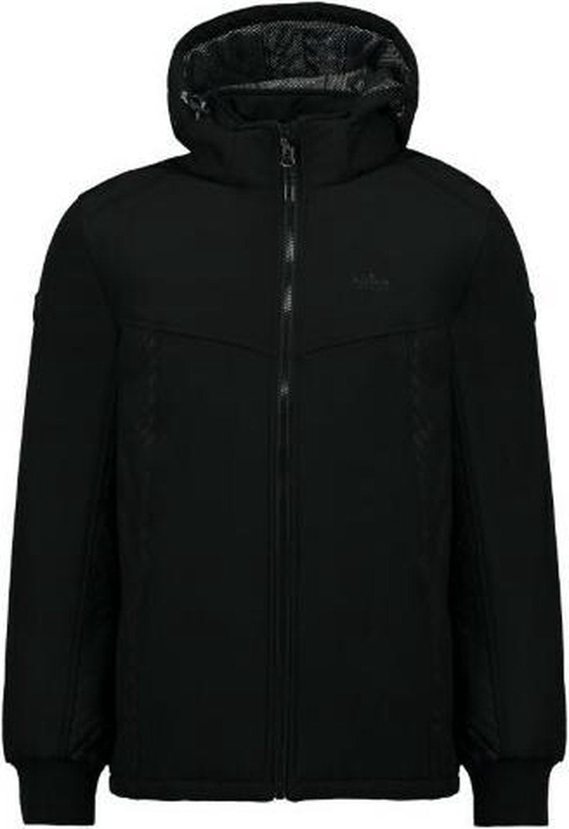 Kjelvik heren winterjas Doerak zwart softshell - maat 5XL