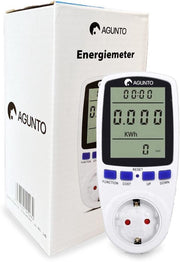 Agunto - Energiemeter -  Elektriciteitsmeter - Energiekostenmeter - Stroommeter - Milieuvriendelijk - Wit