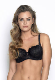 After Eden D-cup & up Anna Beugel BH - Zwart - Maat E90