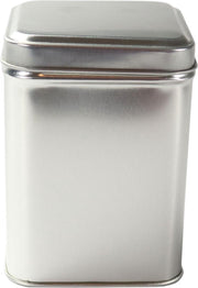 Shamila Theeblik Vierkant 100 gram - Zilver - Blik - 100 gram