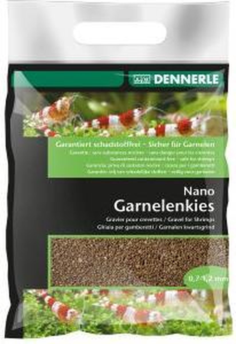 Dennerle garnalenkies Borneo bruin - Aquarium grind - Inhoud: 2 kilo
