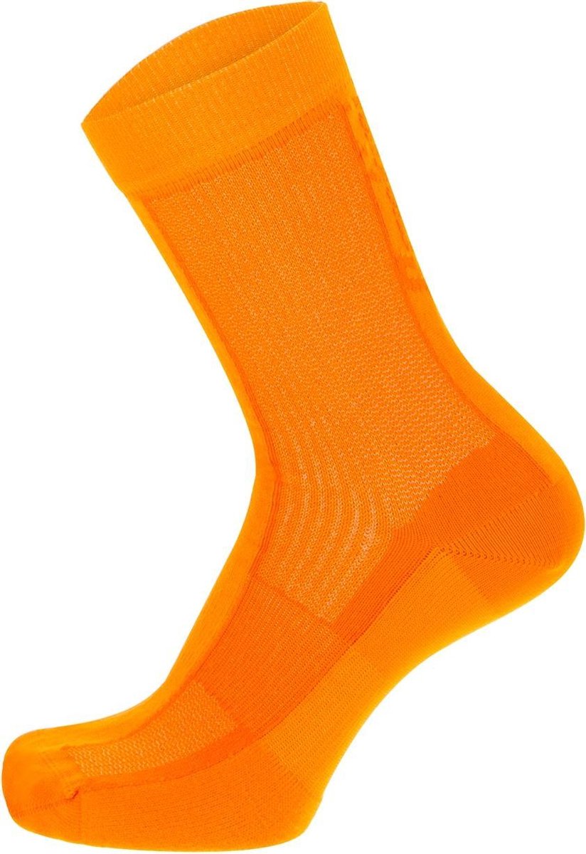 Santini Cubo Light Summer Socks Fluo oranje - Maat M/L