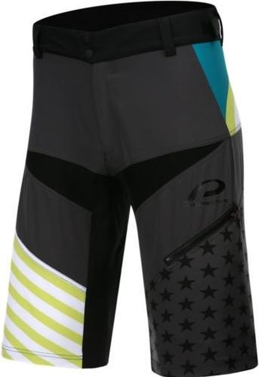 Protective Fietsbroek P-meteor Heren Polyester/elastaan Grijs Maat S