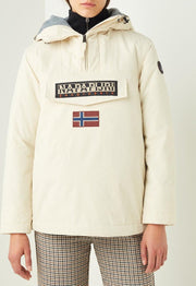 Napapijri Rainforest Woman Winter Jacket Whitecap Gray