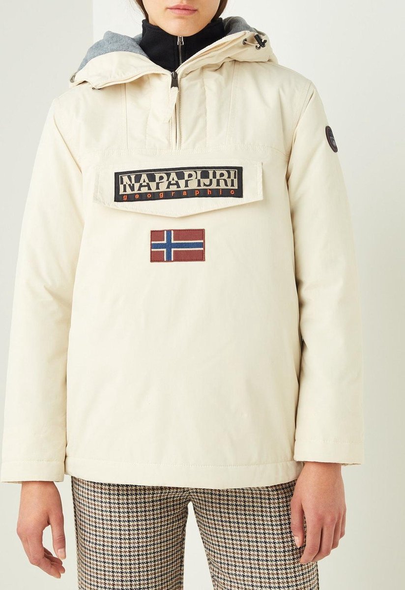 Napapijri Rainforest Woman Winter Jacket Whitecap Gray
