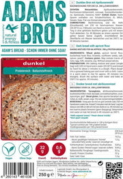 Adam's fitness Food Adam's Brot - 250 gram - Donker