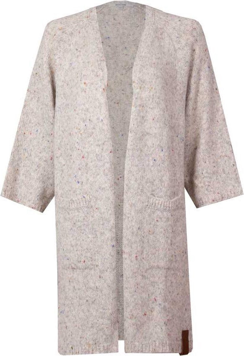 Moscow Cardigan Whisper White Melange - Maat S