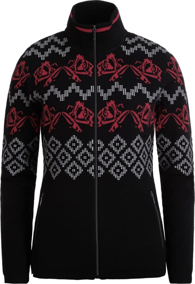 Luhta Dames Trui - Zwart dessin - XL