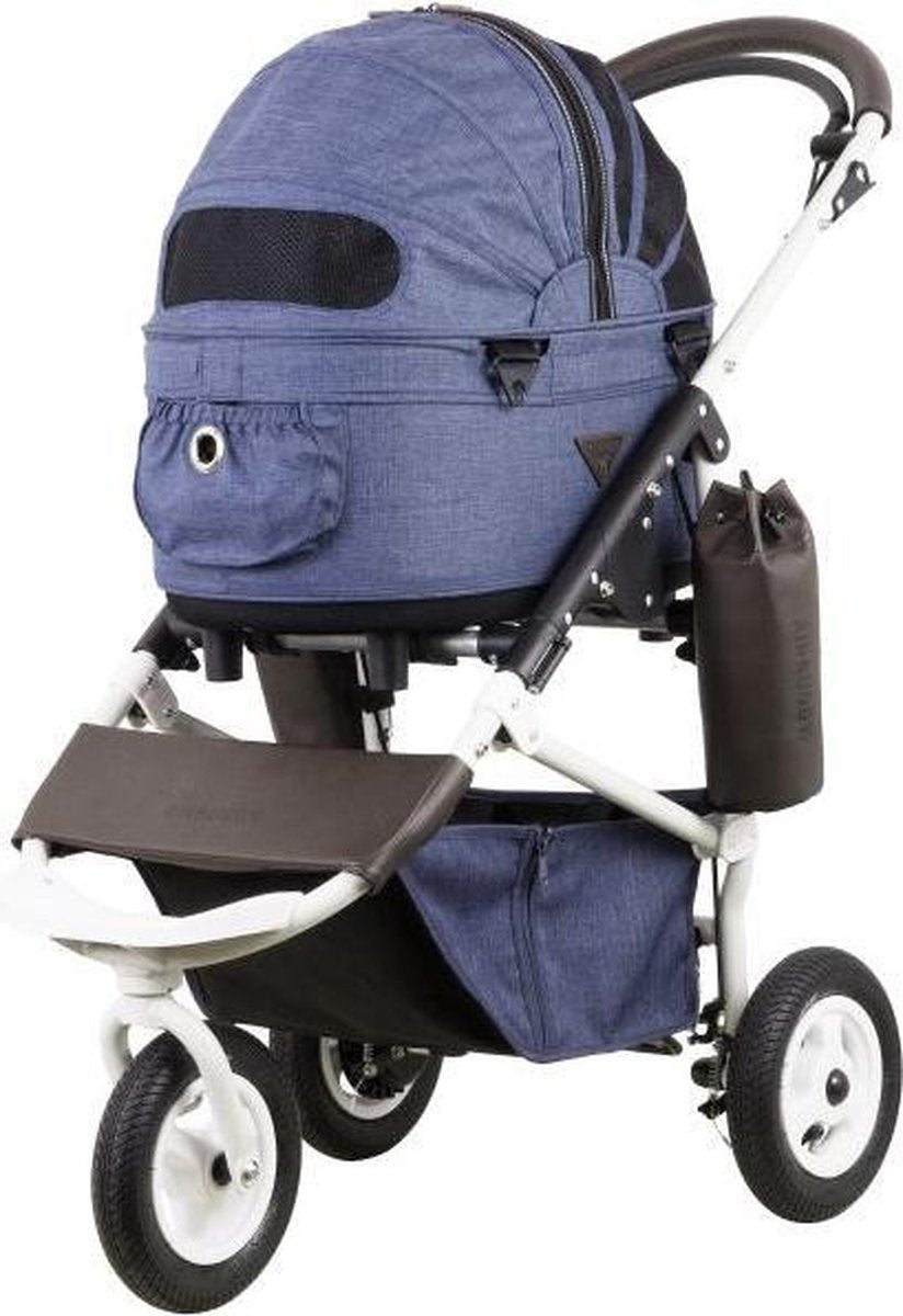 Airbuggy hondenbuggy dome2 sm met rem earth blauw 53x31x52 cm / 96x53