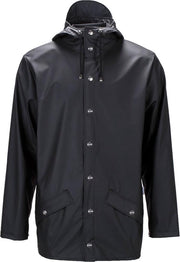Rains Regenjassen Glossy Jacket Zwart Maat:S/M