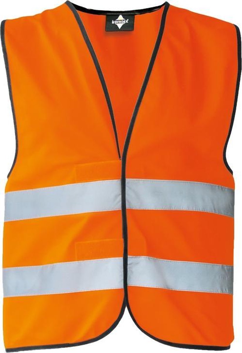 KX500 Korntex Veiligheidshesje volwassen EN ISO 20471 / EN 1150 - Maat S - Unisex – Oranje