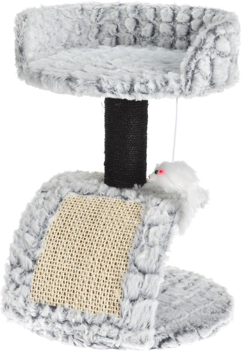 RelaxPets - Cats Collection - Krabpaal - Kattenmand - Krabben - Inclusief Speeltje en Krabplank - Rond - 30x30x40 cm