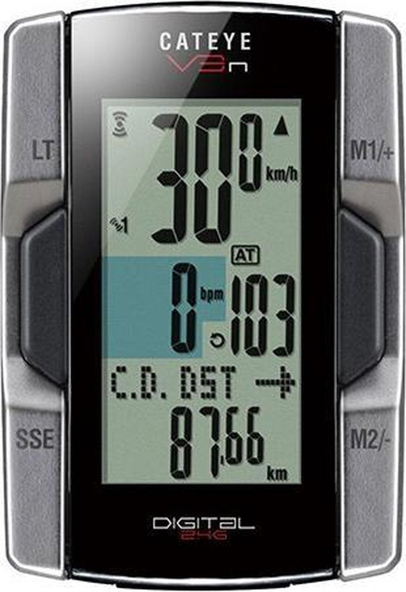Cateye CC-TR210DW V3n - Fietscomputer - Draadloos -  Zwart