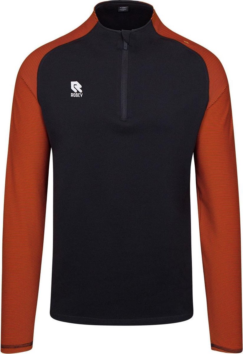 Robey Performance Half Zip (maat S) - Black/Orange