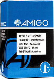Amigo Binnenband - 12 inch -  ETRTO 47-203 - Autoventiel