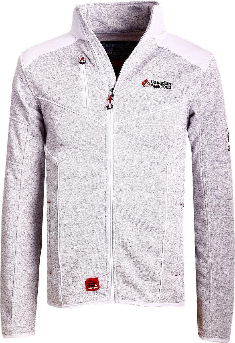 Canadian Peak Fleece Vest Heren Wit Tobiteak - S