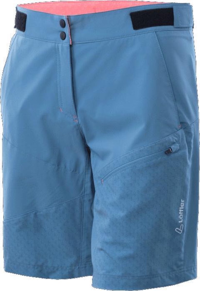 Löffler Fietsbroek Pace Dames Polyamide Blauw Maat 38