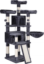 Segenn's XXL krabpaal - kattenbak 168 cm - rookgrijs
