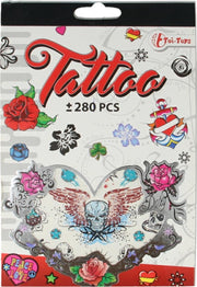 280 Tattoos Boek Rood
