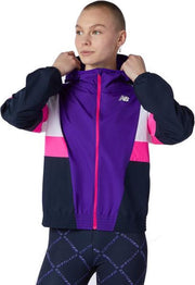 New Balance F Flt Jacket Dames - paars - maat XS