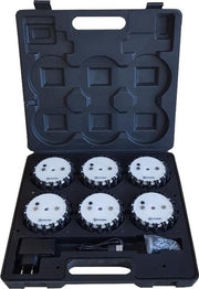 Reactionlight set 6 Zwart plus 6 streps - Trainen - Sportartikelen - Sport apparatuur - reactie licht - Fysiotherapie - Reaction training - thuis sporten