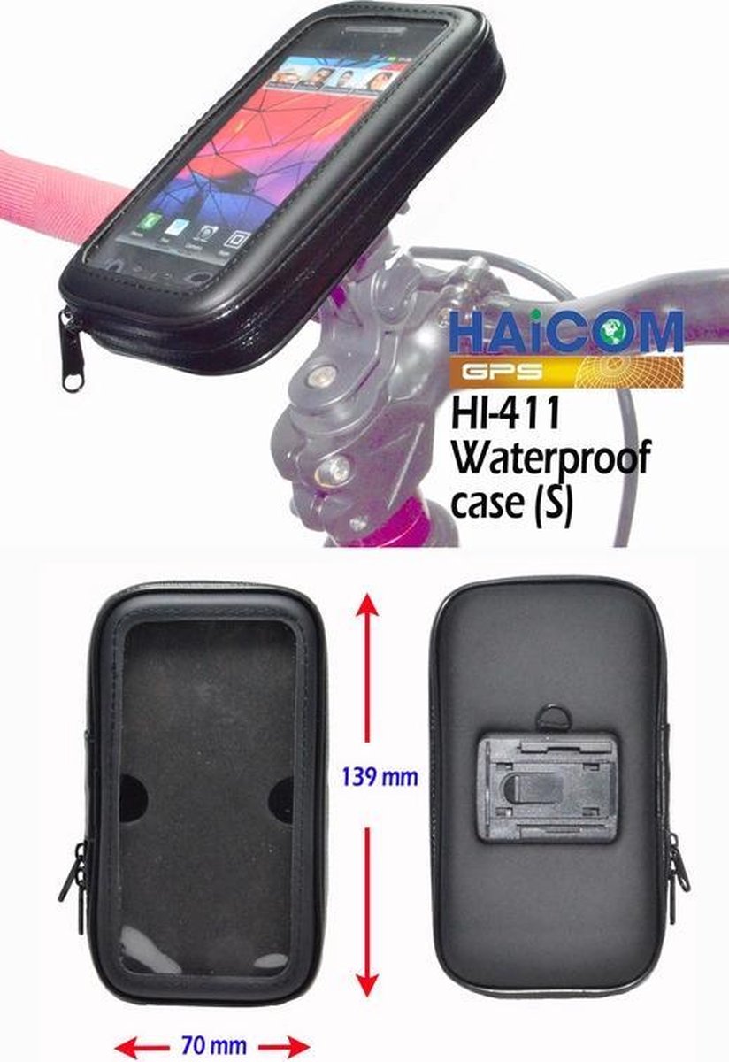 Haicom telefoonhouder fiets - Universeel - Waterdicht